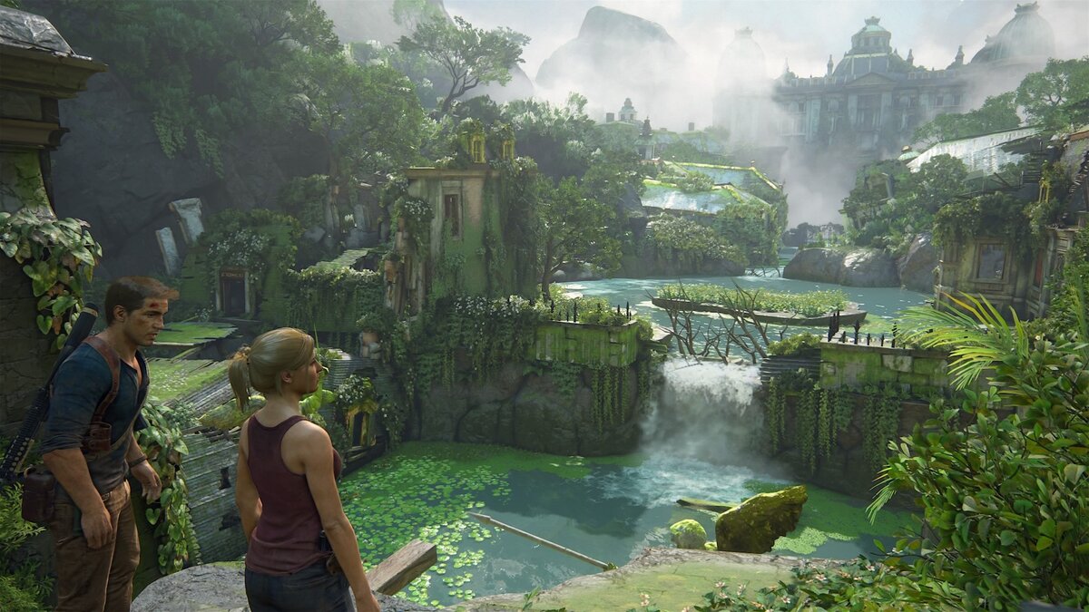 Натан Дрейк и его возлюбленная Елена в загадочной Либерталии