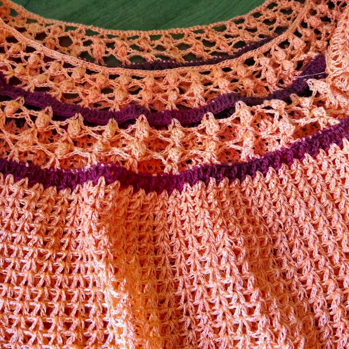 вяжу платье крючком