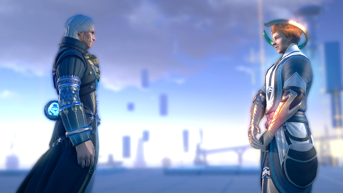 Обязательная аудиенция в виртуальном пространстве с богом мудрости и знаний Флавием Всезнающим. В этом месте можно делать все, что угодно, а также смоделировать любую ситуацию и испытать свои боевые божественные сверх-способности. Именно за этим меня и позвали сюда