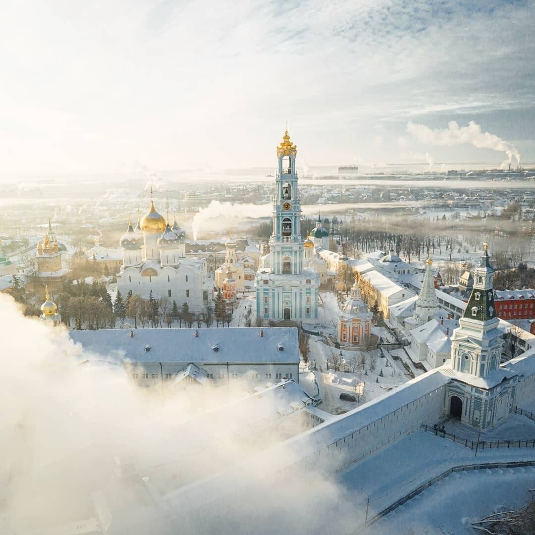 Троице Сергиева Лавра зима
