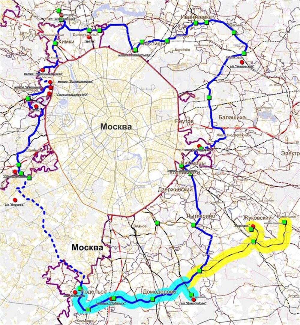 Скоростной трамвай в новой москве схема 2025 года