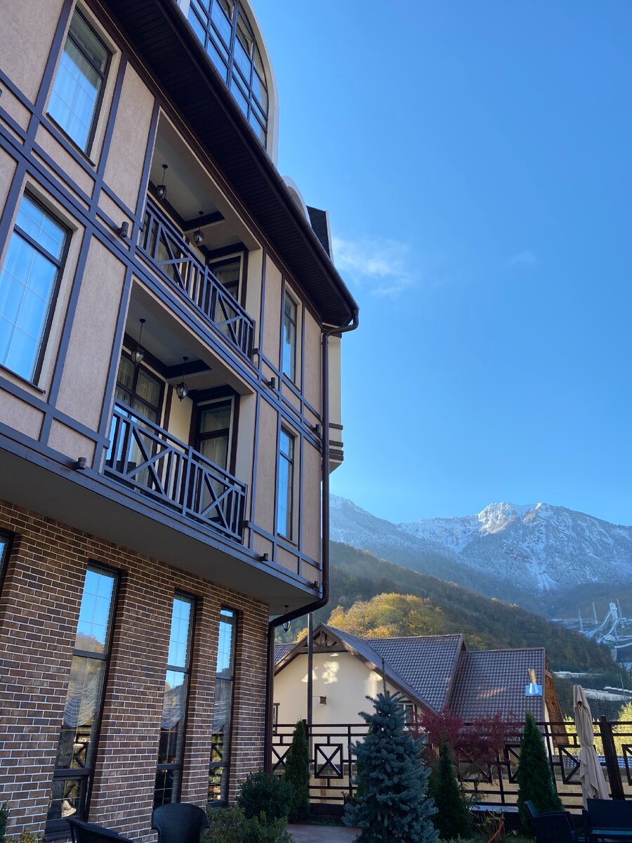 Ноябрь на Красной Поляне