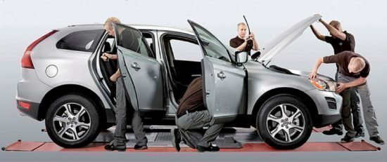 Автомобиль на техническом обслуживании