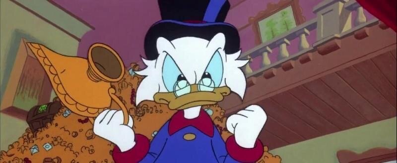 Скрудж Макдак как знаменосец этой категории клиентов