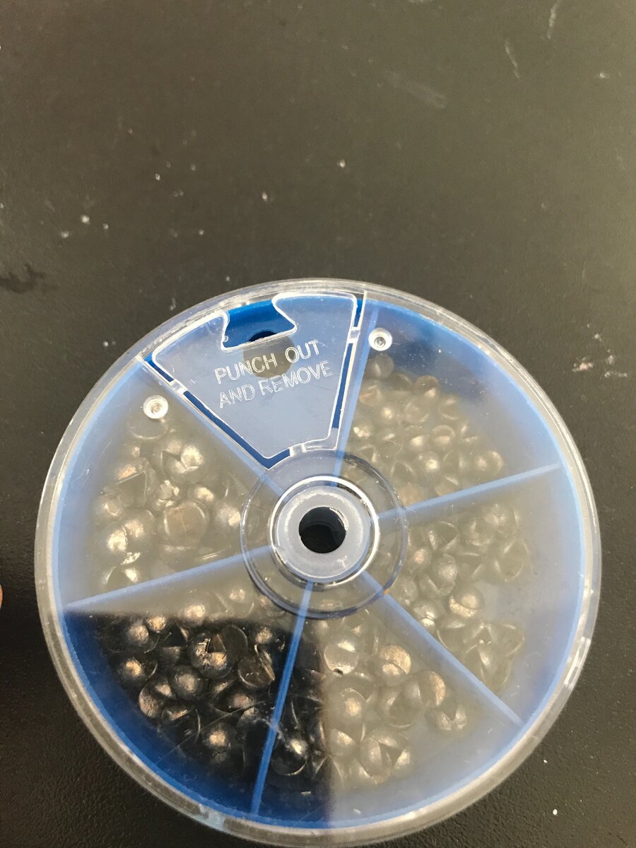 набор грузил разного размера