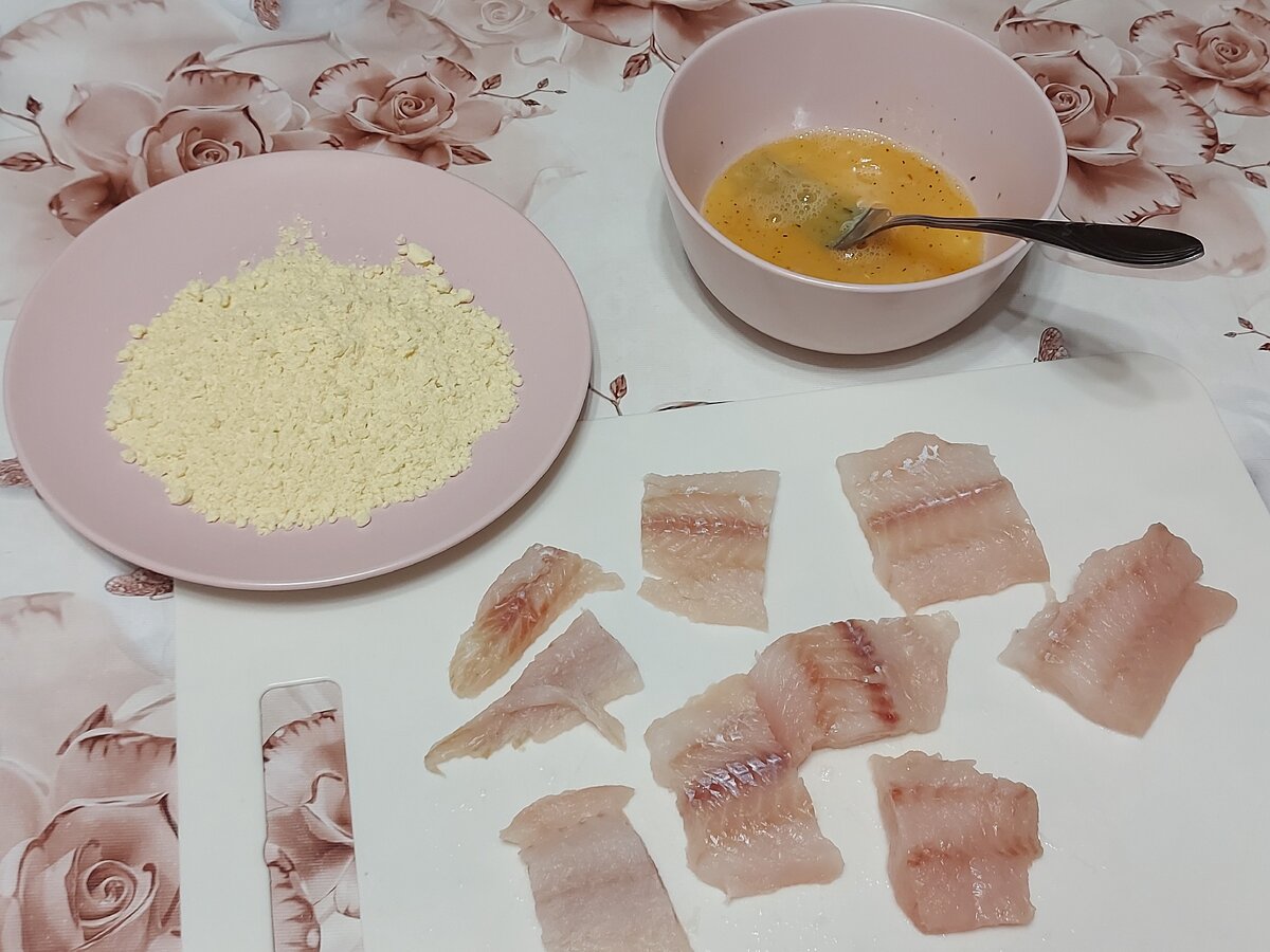 Все подготовленные ингредиенты.