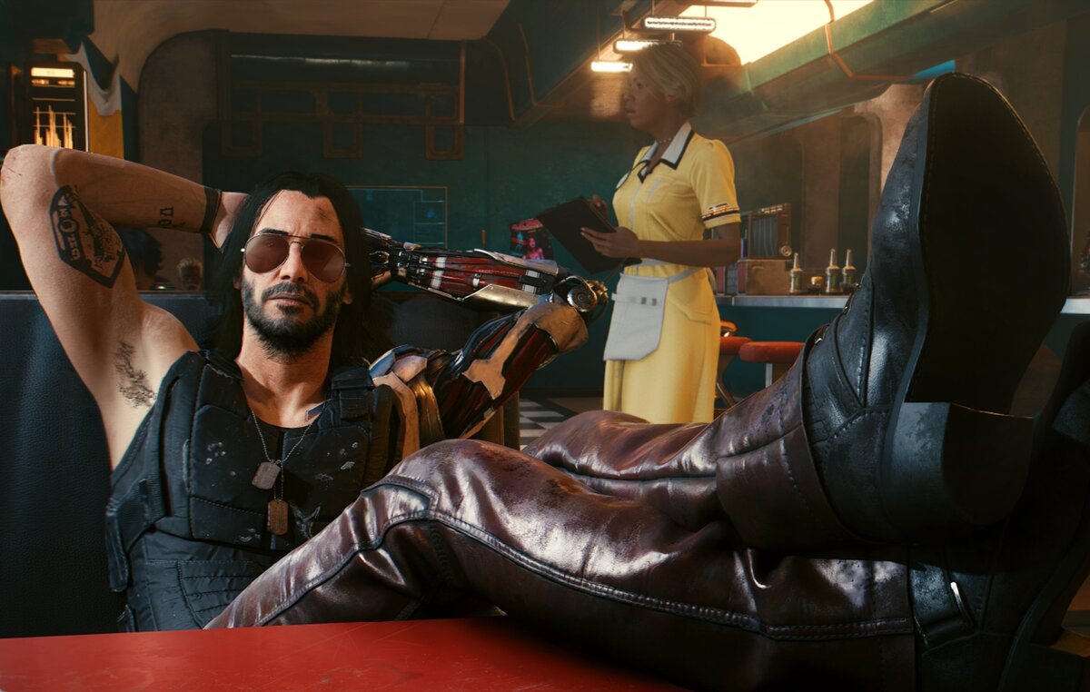 Кадр из игры Cyberpunk 2077