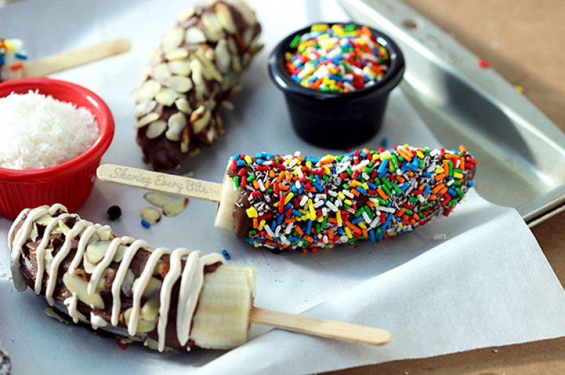 Бананы в глазури