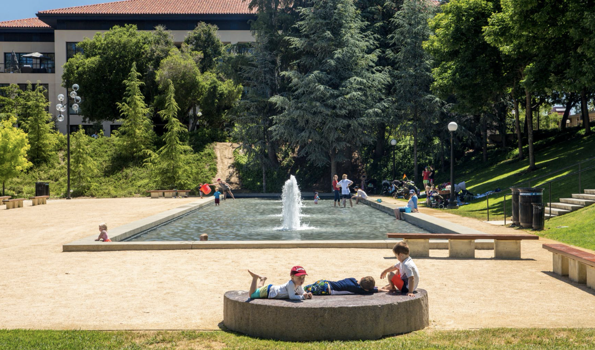 Кампус расположен в пригороде, его размеры удивляют: главные учебные здания и общежития занимают больше 1000 гектаров.