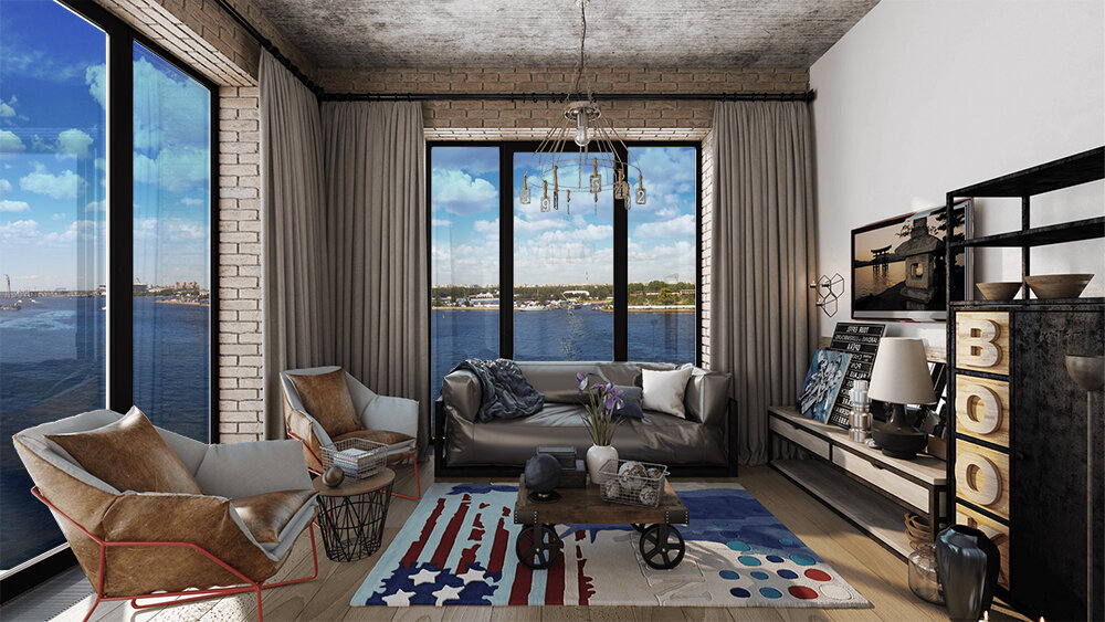 Пример реального обустройства апартаментов в Петербурге 