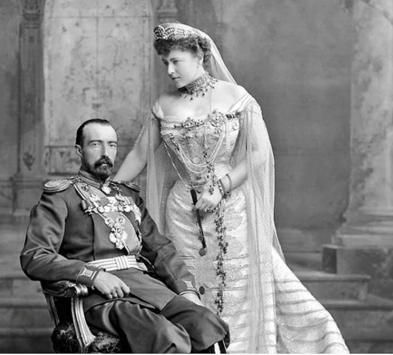 Гра­фи­ня Со­фия де Тор­би (Со­фия Ни­ко­ла­ев­на Ме­рен­берг) и князь Ми­ха­ил Ми­хай­ло­вич