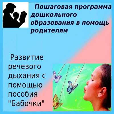 Развитие речевого дыхания с помощью пособия "Бабочки"