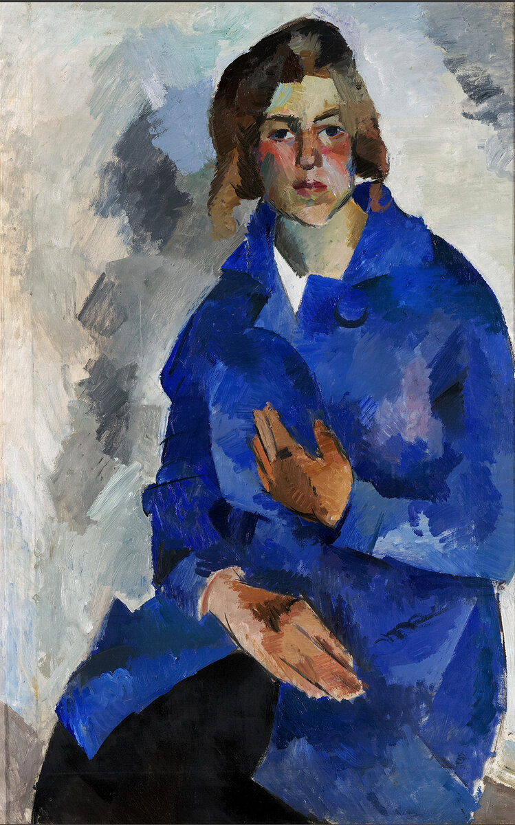 Роберт Фальк, "Портрет Киры Алексеевой", 1919