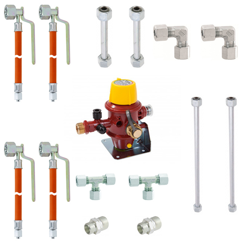 Комплект для системы на 4 баллона на трубках