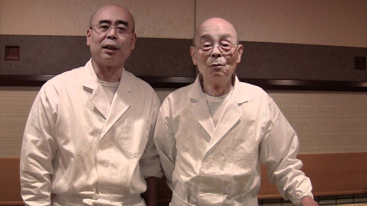 Дзиро Оно и его старший сын Йосикадзу