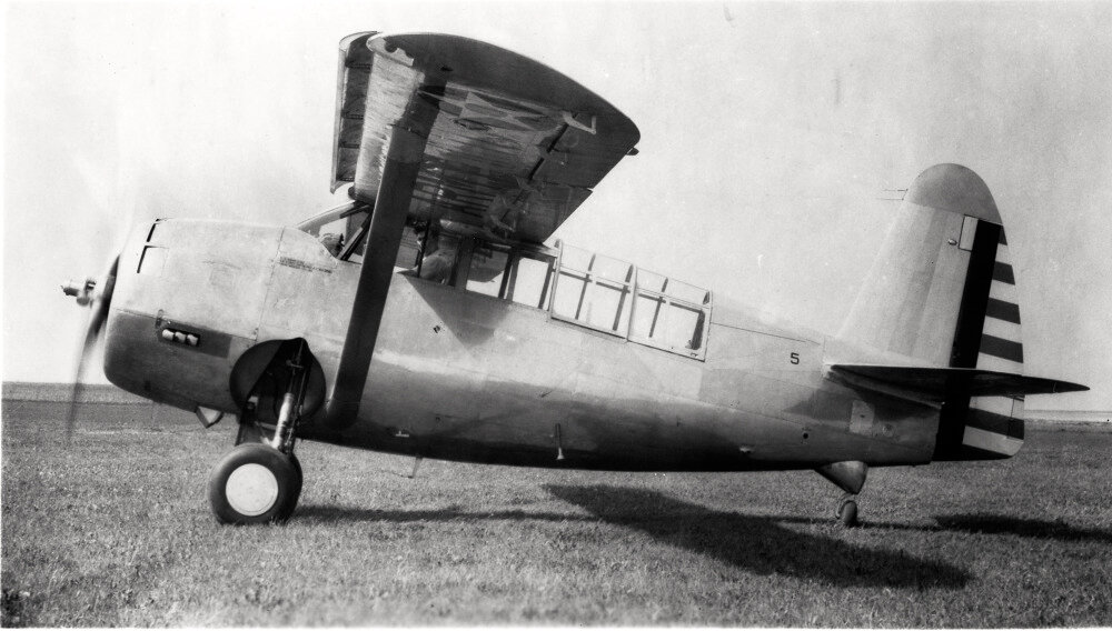 Американский разведчик Curtiss O-52 "Owl". Источник: https://cs.wikipedia.org/