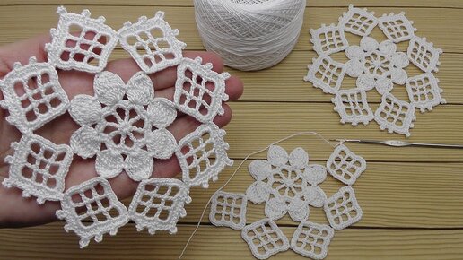 Красивый ЦВЕТОЧНЫЙ МОТИВ вязание крючком МАСТЕР-КЛАСС Super Beautiful Flower Crochet Motif knitting