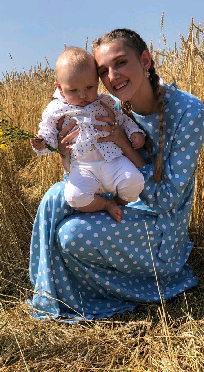 Жена Оля и наш любимый сын Добромир. 