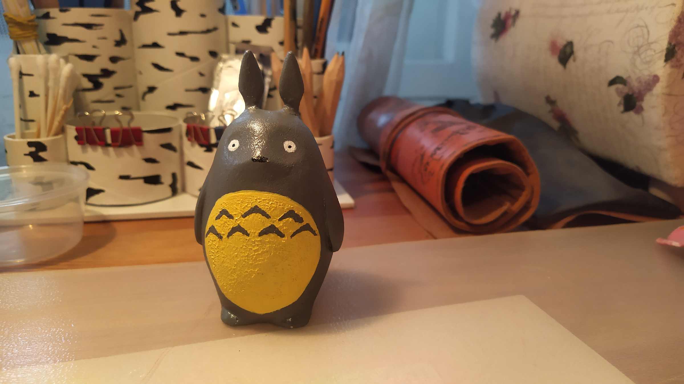 ТОТОРО из полимерной глины / Polymer clay King Totoro