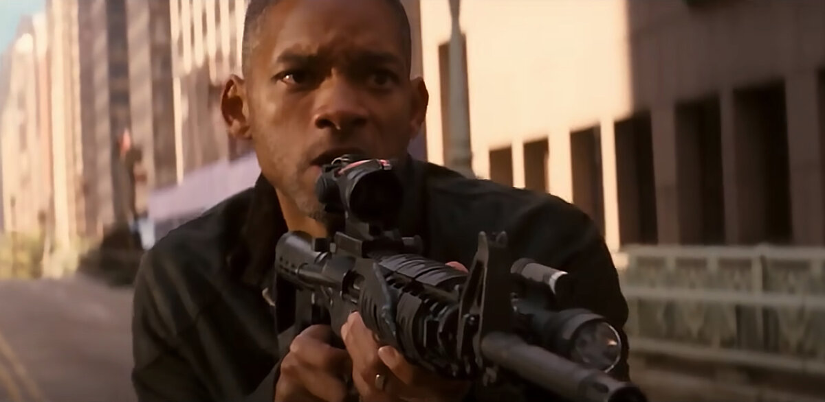 Кадр из фильма "Я - легенда"