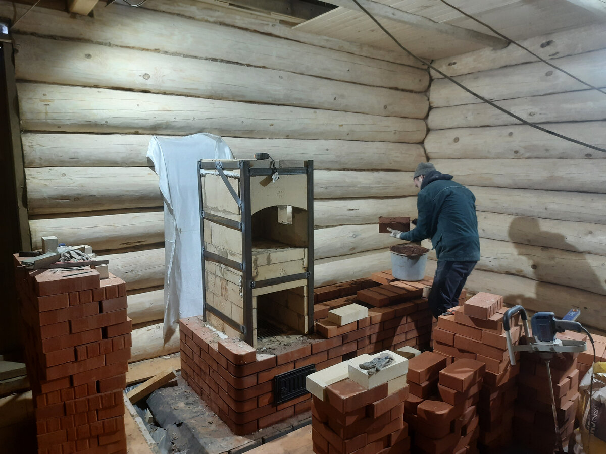 Шамотное ядро в бандаже.