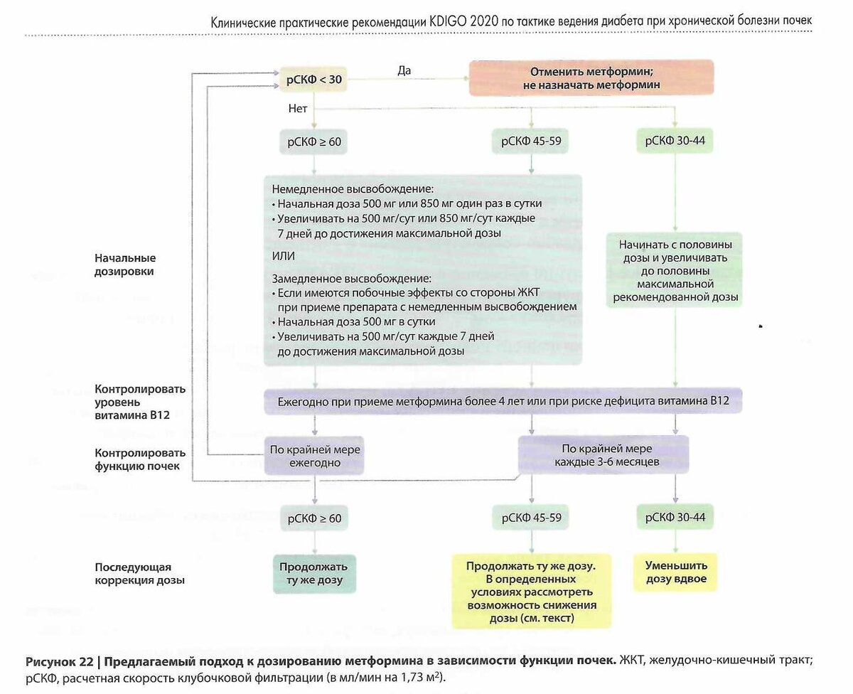 Из рекомендаций KDIGO 2020 по ведению пациентов с ХБП и СД