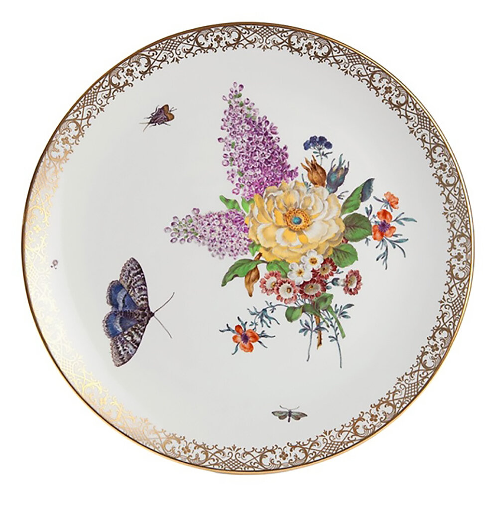 Яндекс.Картинки. Тарелка «Мейсенский букет», Мейсен, 18 век