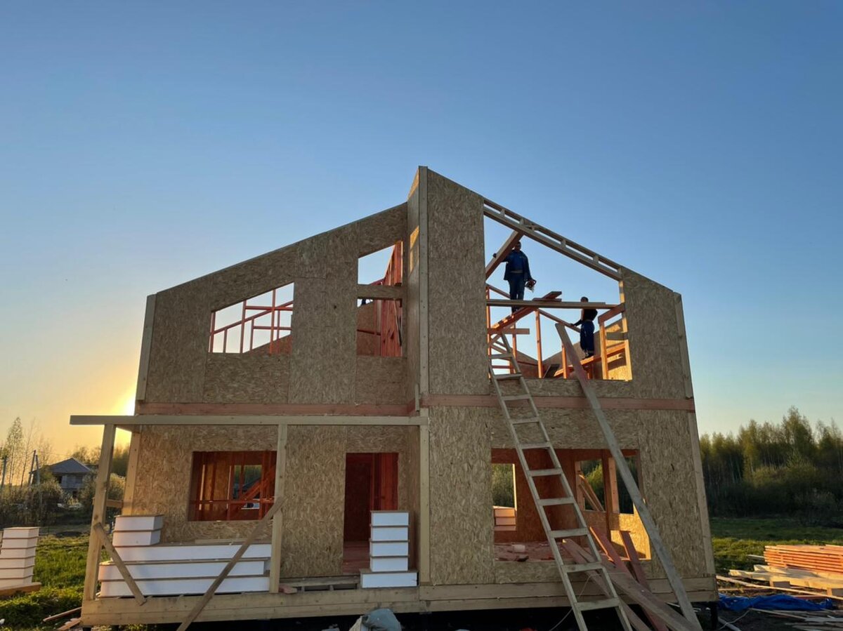 Дом из сип-панелей