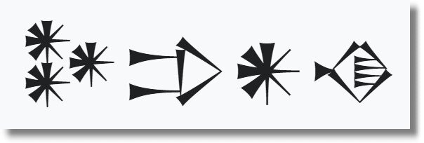 Переводится это, как «Небесный бык», и – поскольку шумерский Зодиак является высшим по отношению к эллинскому (современному), и в нём было не двенадцать созвездий(знаков, или домов), а восемнадцать, то применительно к Илюмиуму в него входят сразу два созвездия – Телец и Гиады.