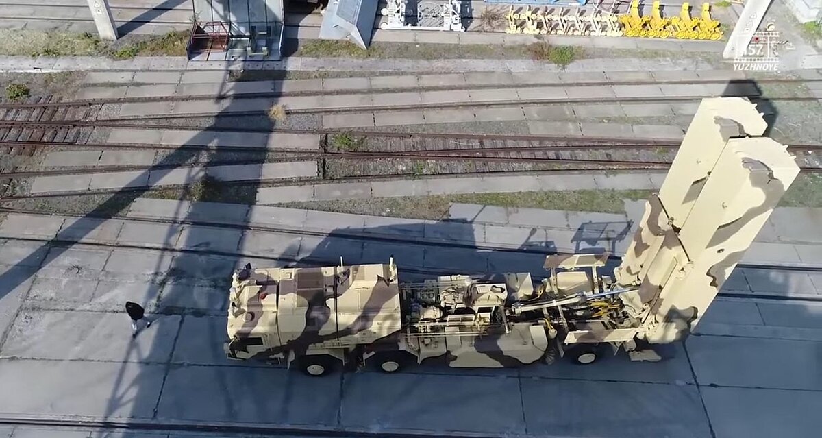 Пусковая установка ОТРК Гром-2, кадр с официального видео КБ Южное