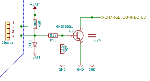 Схема. Цепь зарядки платы гироскутера