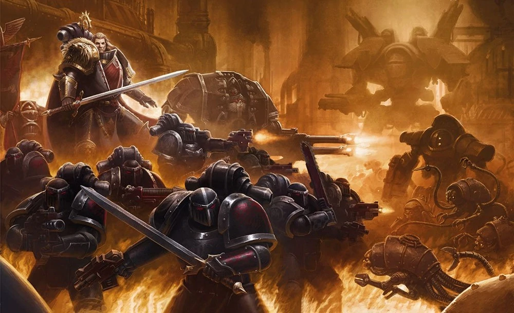 Темные ангелы Warhammer 40000 ересь Хоруса. Вархаммер тёмные ангелы ересь Хоруса. Хорус вархаммер 40000 до ереси. Warhammer 40k ересь Хоруса.