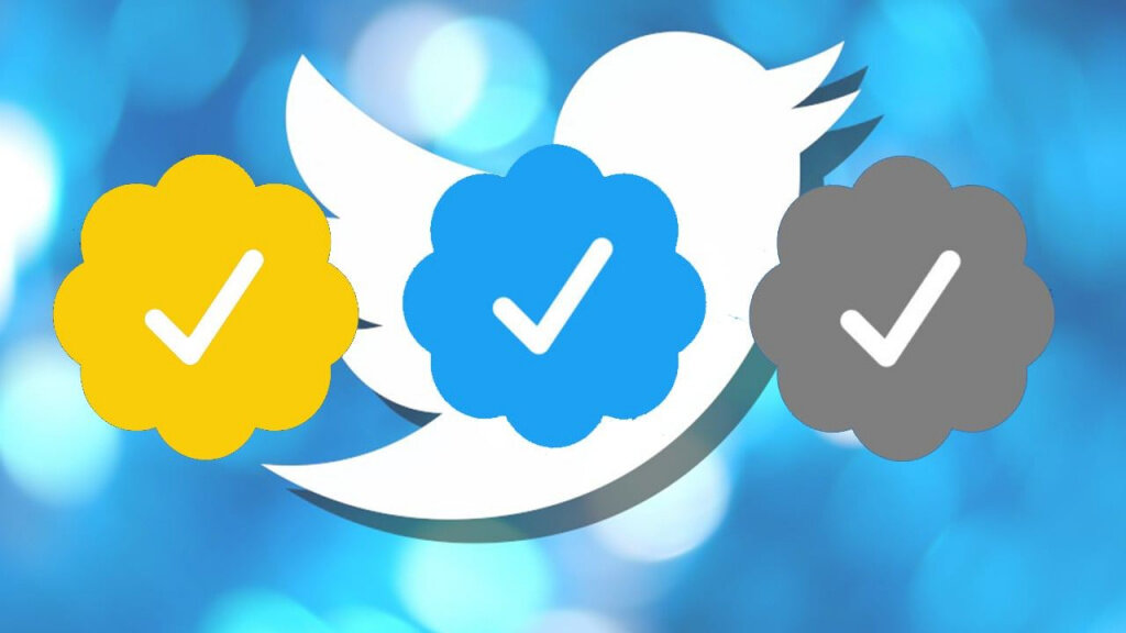    Twitter Gold, Silver, Blue