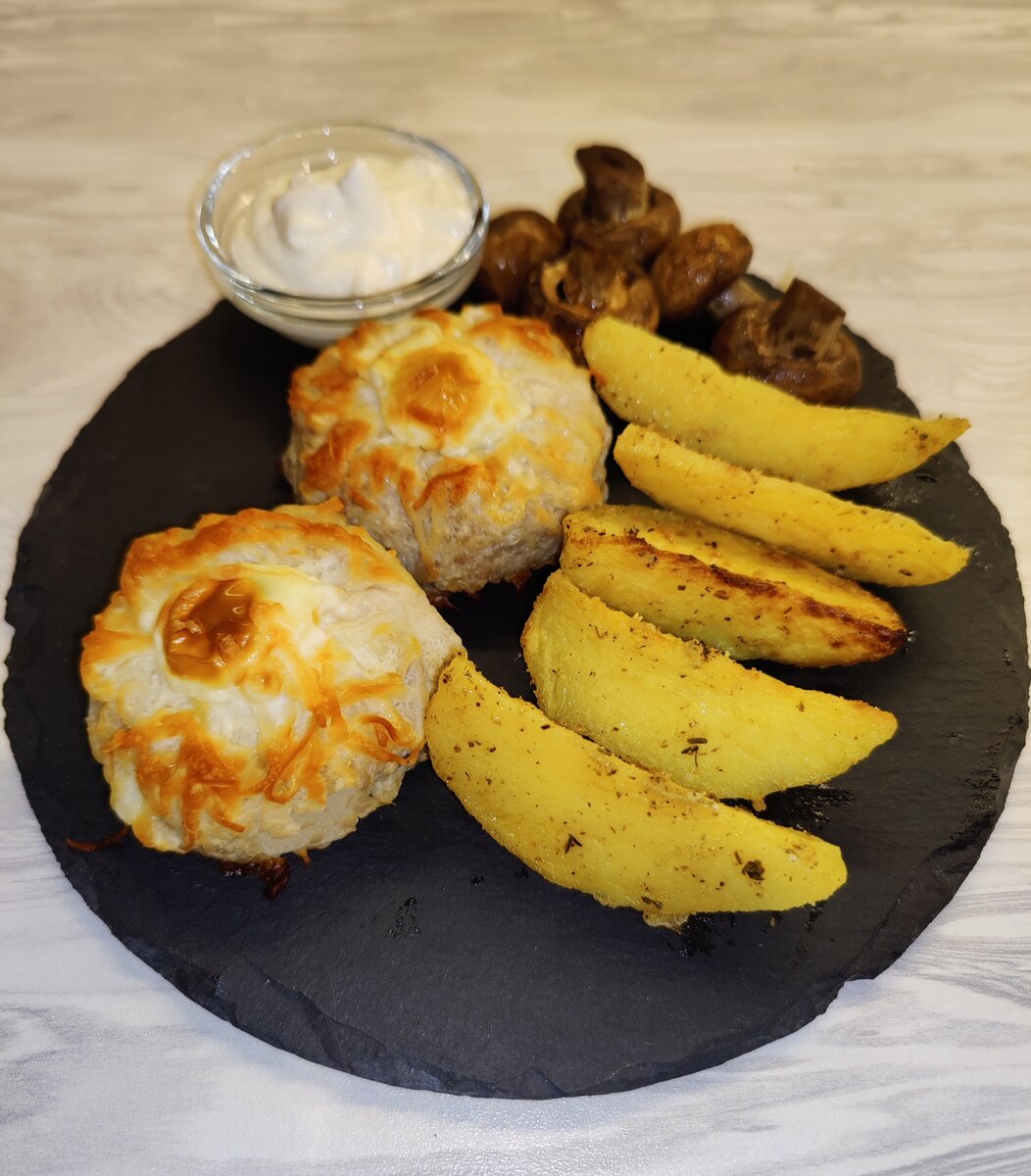 Турецкая выпечка мясные гнезда