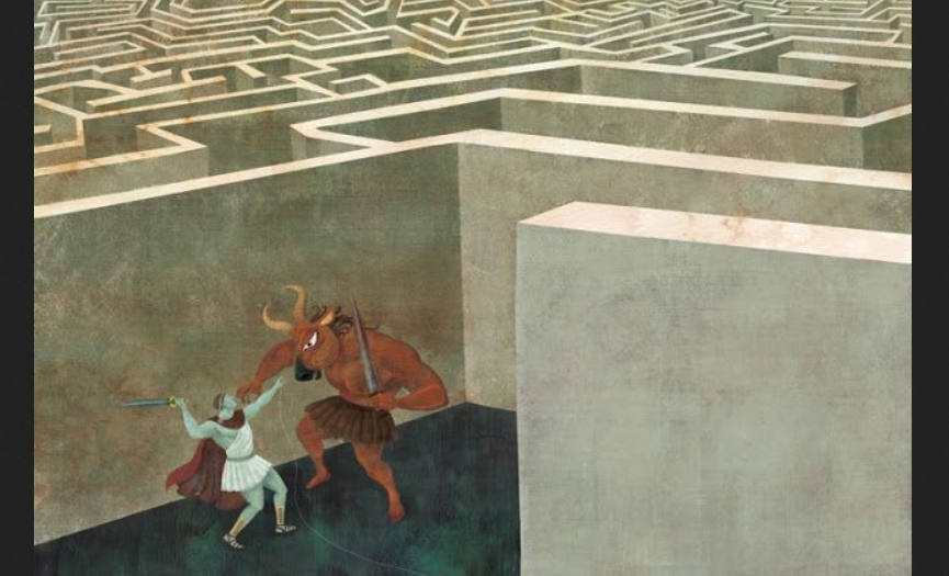 Лабиринт минотавра крит миф. Лабиринт минотавра крит. Лабиринт миф. Лабиринт мифологии древней греции. Минотавр в лабиринте мифология.