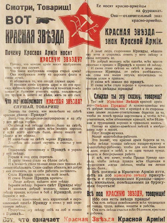 Красная звезда — что она символизировала и почему вначале была повернута лучом вниз4