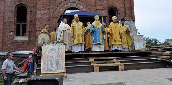 Усть пристань храм село люди