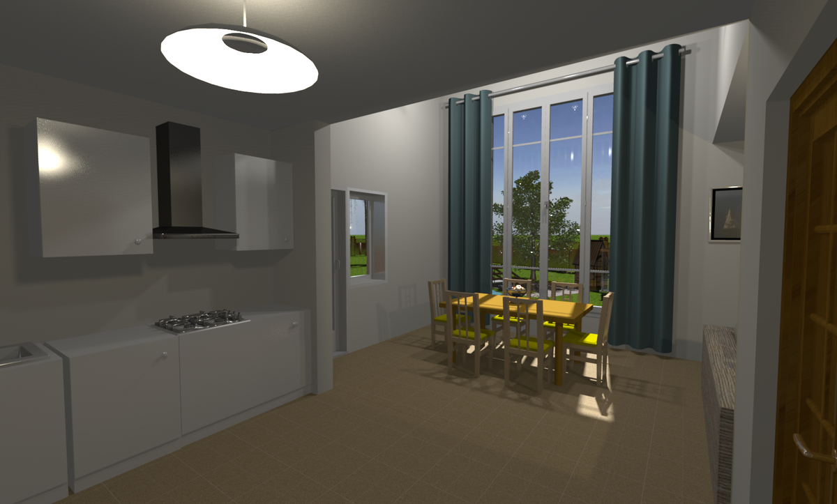 Небольшое помещение обретает объём   ==>