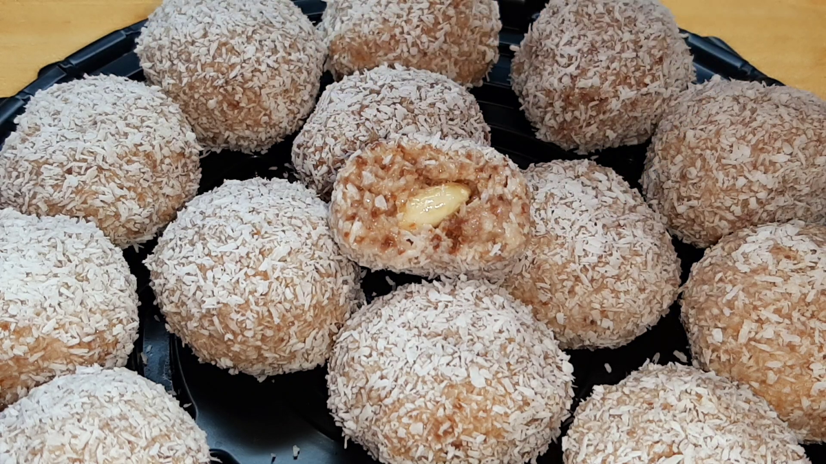 Конфеты из сгущенки и кокосовой стружки