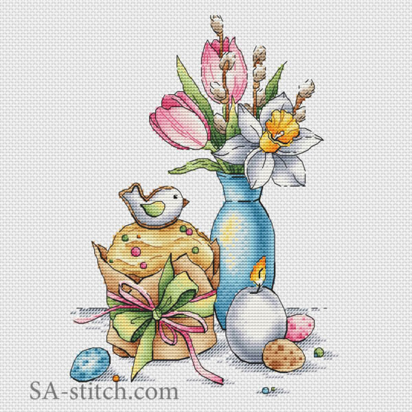 «Пасхальный натюрморт» 
Дизайнер схемы — Сичкарь Светлана