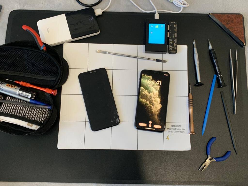 Замена стекла (экрана) iPhone 11 pro.