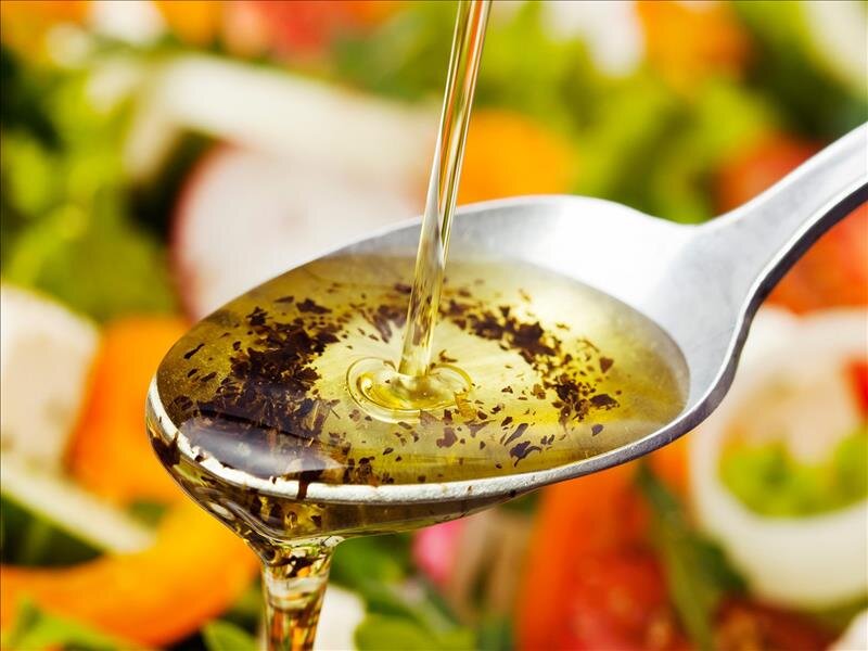 Заправка для салата масло мед