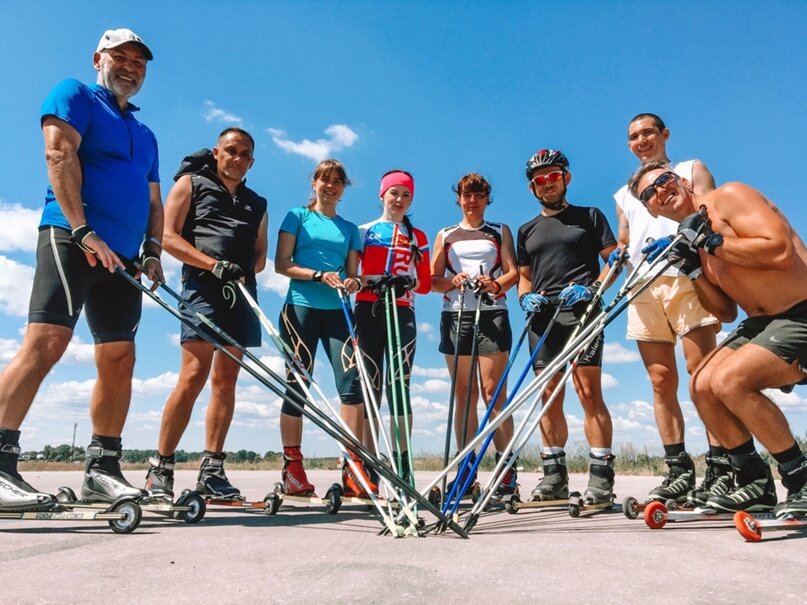 Лыжероллерная тренировка команды ProSki