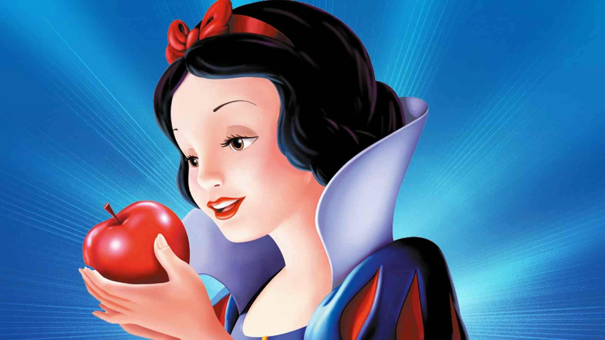 Schneewittchen. Уолт Дисней Белоснежка. Snow White Белоснежка. Белоснежка и семь гномов яблоко.