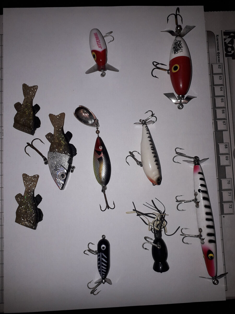 Рабочие поверхностные приманки