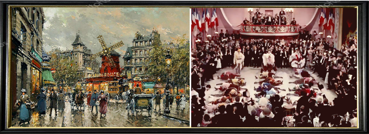 Антуан Бланшар. "Париж.Мулен Руж" (фрагмент)