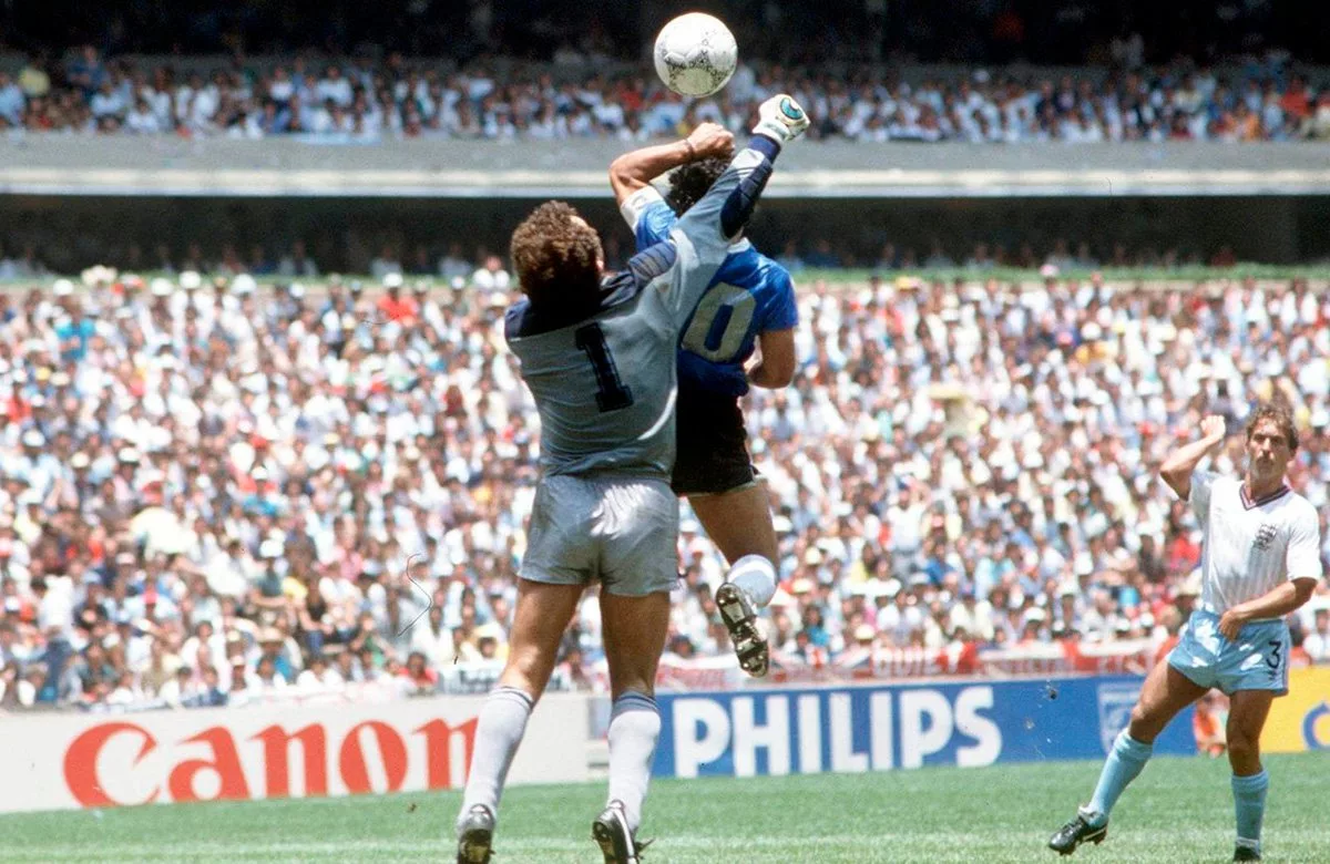 «Рука Бога» Диего Марадоны // Getty Images