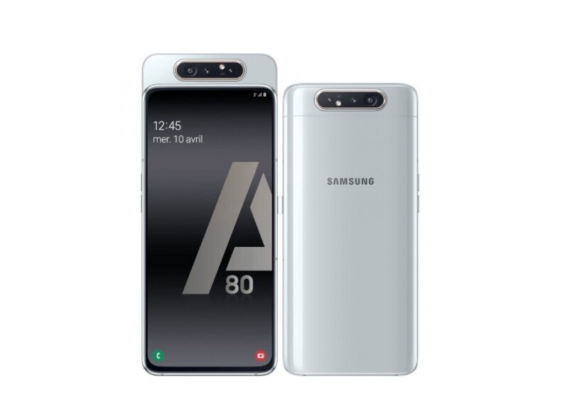 На фото предыдущее поколение - Samsung Galaxy A80