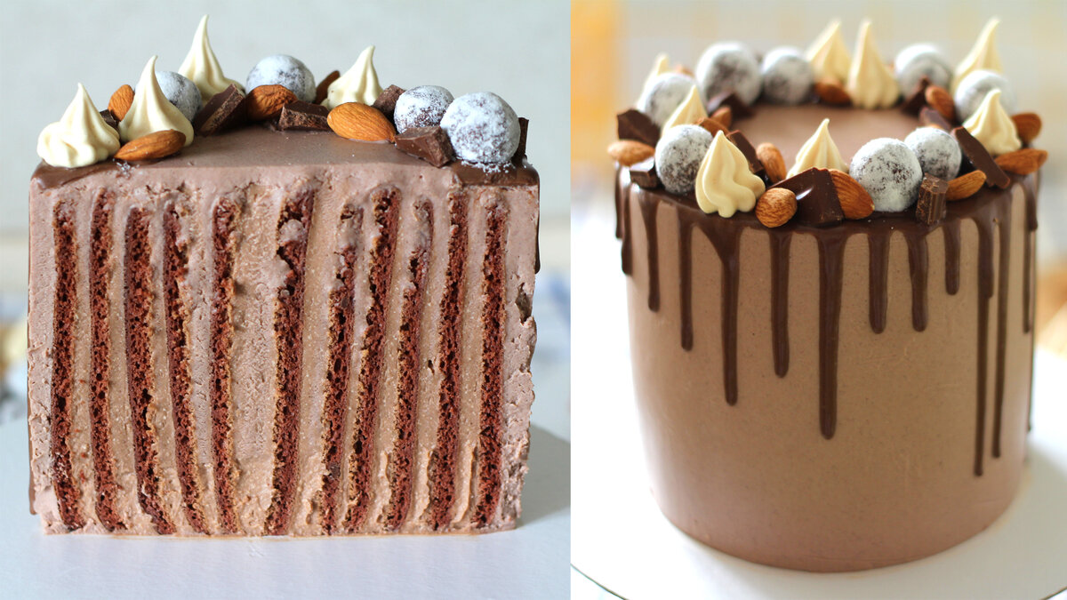 Рецепт шоколадного торта с фисташковым мороженым: с нежным сочетанием вкусов