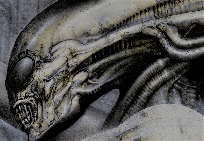 Иллюстрация Г.Р. Гигера "Чужой".